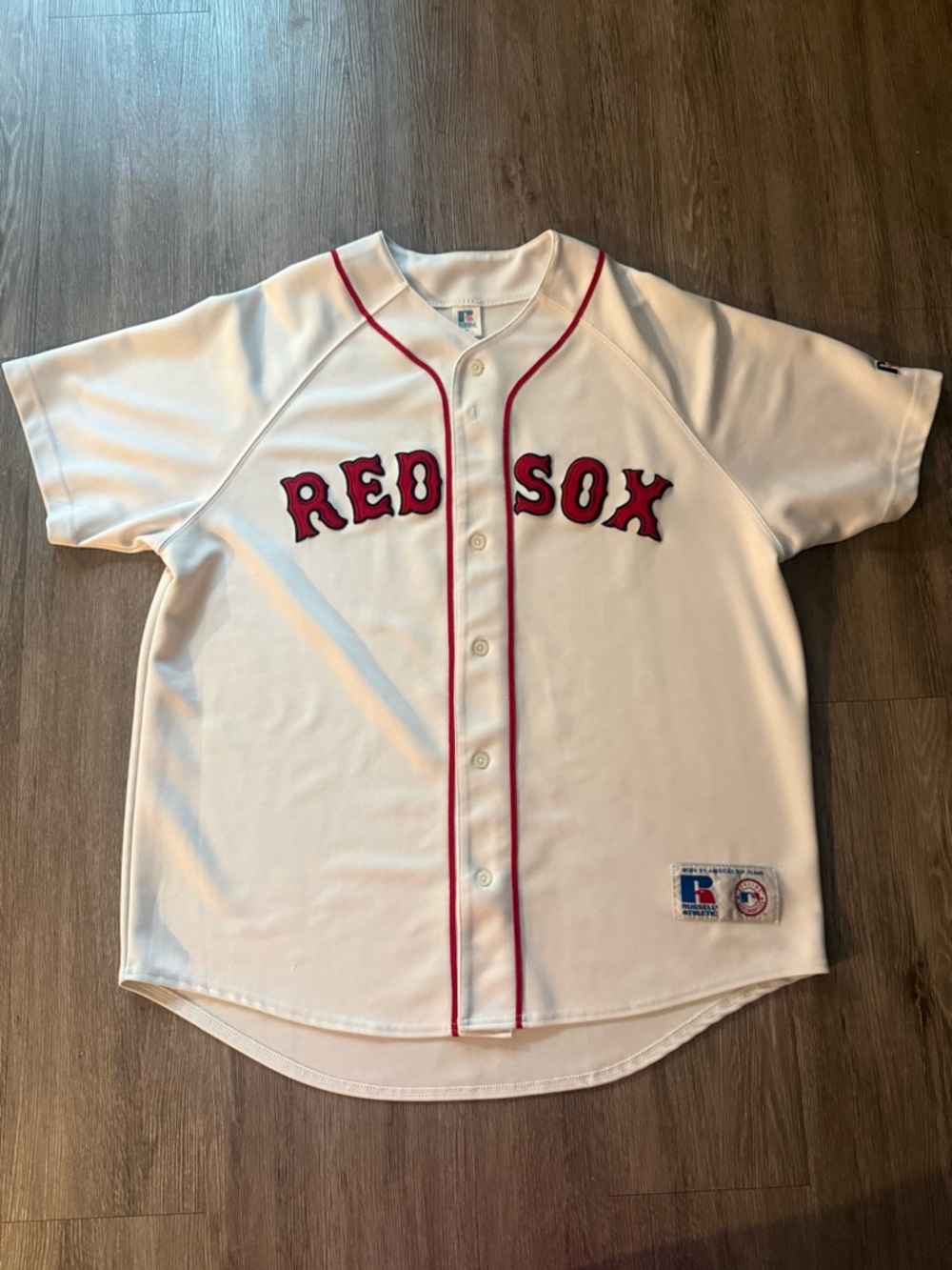 Russell Athletic Vintage Red Sox Jersey Baseball Boston Size XL